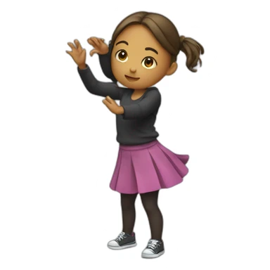 Girl do a dab sticker