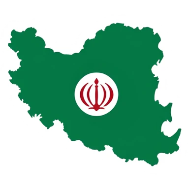 Create an emoji of Iran’s map dot (Iran location dot emoji sticker
