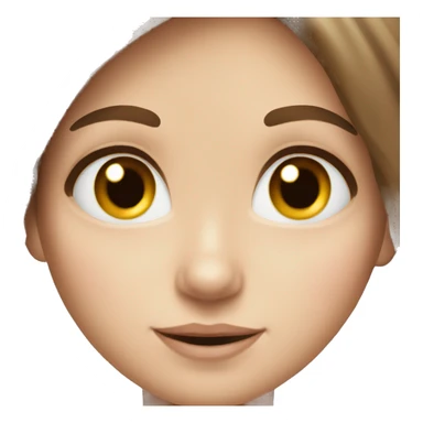 best friends for girl brown hair and white skin sticker