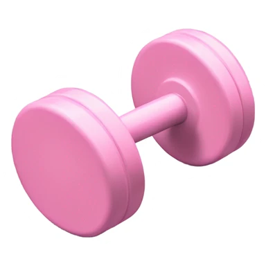light pink dumbells  sticker