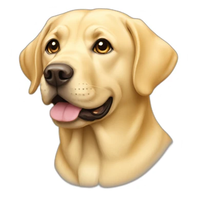 Yellow Labrador Retriever sticker
