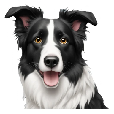 marbled border collie sticker