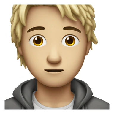 Emoji triste  sticker