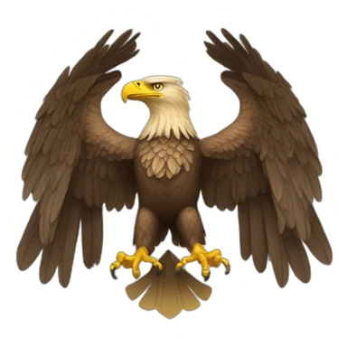 two-headed eagle sticker