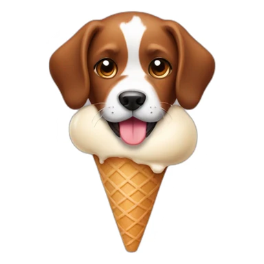 dog icecream sticker