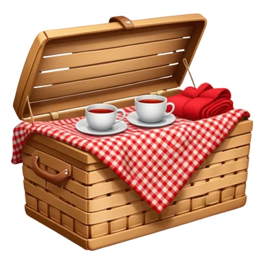 Cozy Picnic basket sticker