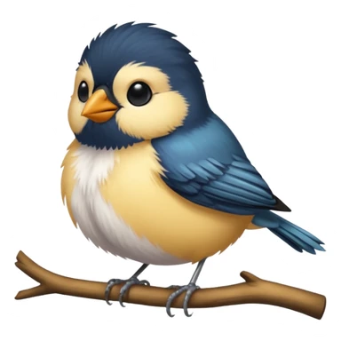 Tit bird sticker