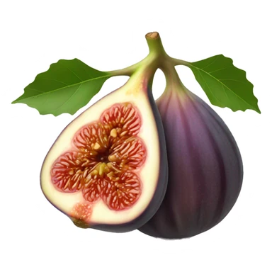 Fig fruit sticker