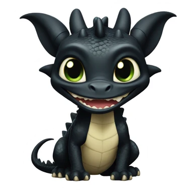 Toothless the dragon  sticker