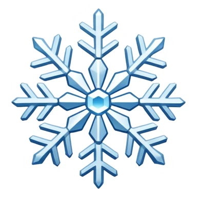Snowflakes in winter morning sticker