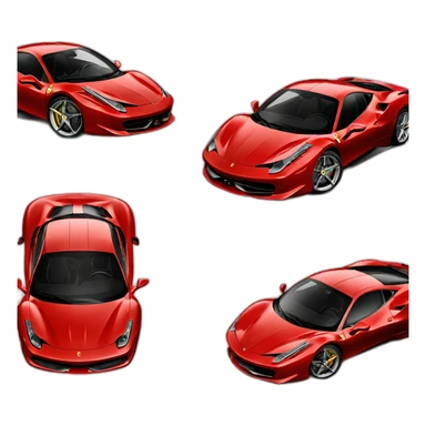 Ferrari 458 sticker