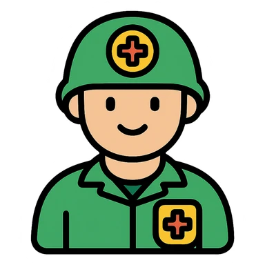 soldier medic sticker