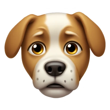 sad dog crying sticker