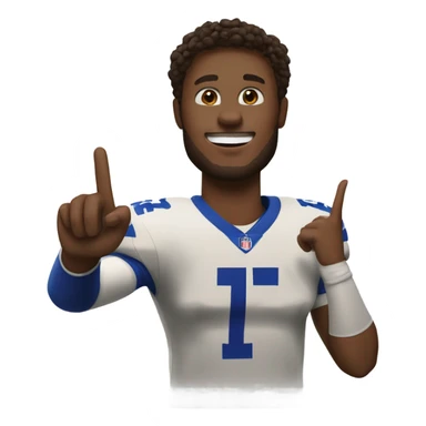 josh allen throwing up a W with his hand sticker