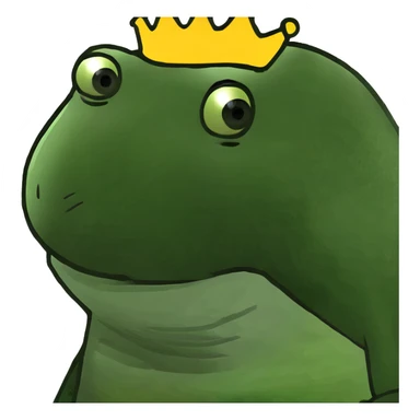 A princess with dirty blonde hair & bue eyes sticker