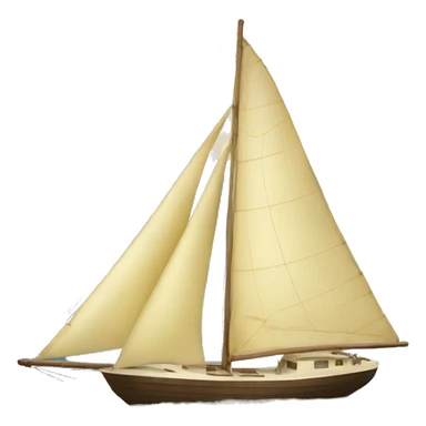 sail boat in butter sticker