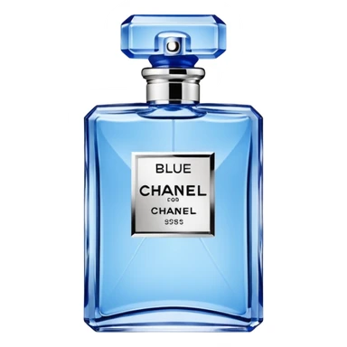 Create perfume emoji for blue de Chanel and jpg sticker
