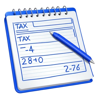 Tax learning note sticker