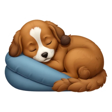 dog sleeping sticker