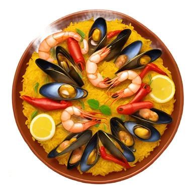 spanish paela sticker