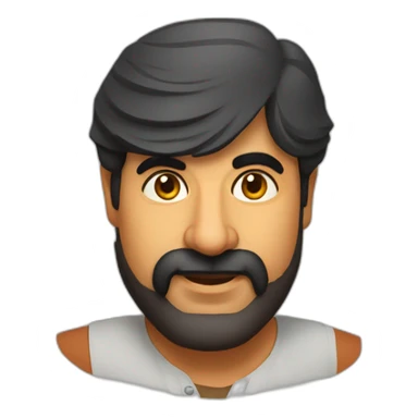 Mammootty Indian actor sticker