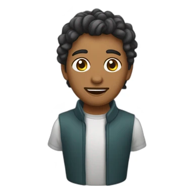 carinha de apaixonado sticker