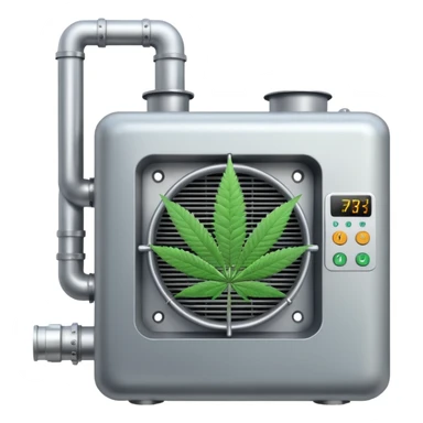 ventilation cannabis grow sticker