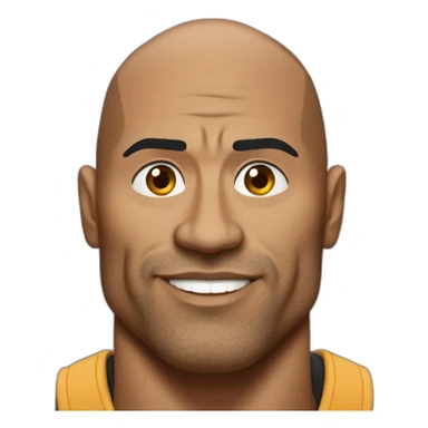 The rock avec le sourcil levé sticker