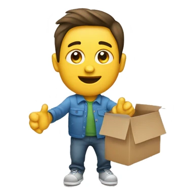 Moving to the house sticker