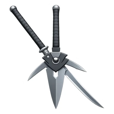 Kunai ninja sticker