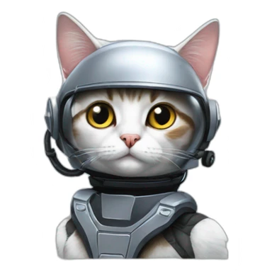 robocop cat sticker