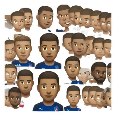 Mbappé jouant à FC 23 sticker