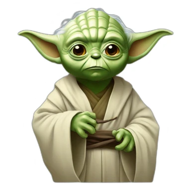 yoda mediatting sticker