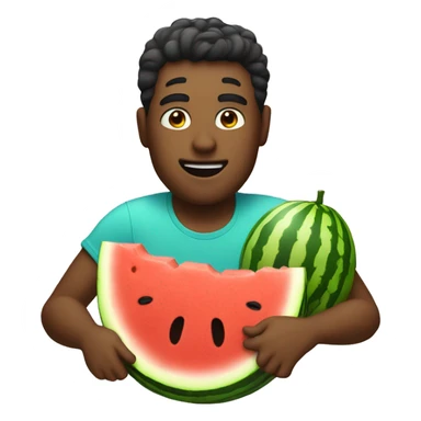 guy with watermelon sticker