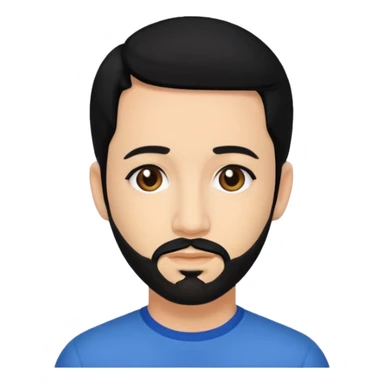 AJ McLean with black hair sticker