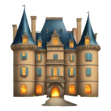 Château en feu sticker
