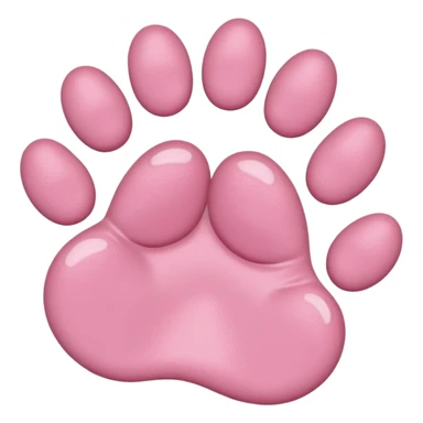 Cat paw with six toes sticker