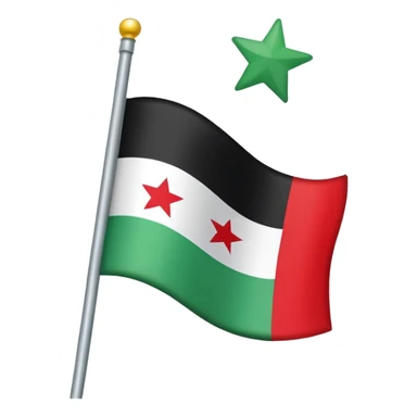 Syria flag sticker