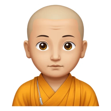 Buddha monk in meditation  sticker
