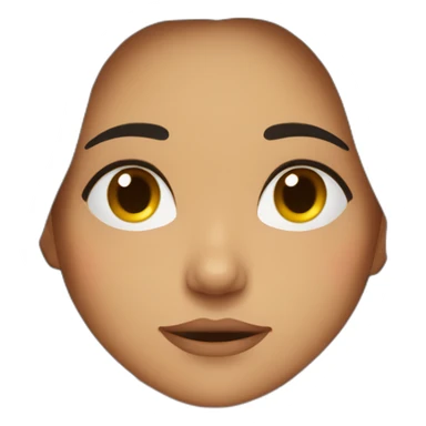 Tired brune girl sticker