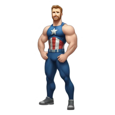 Chris Evans Bodybuilder giant sticker