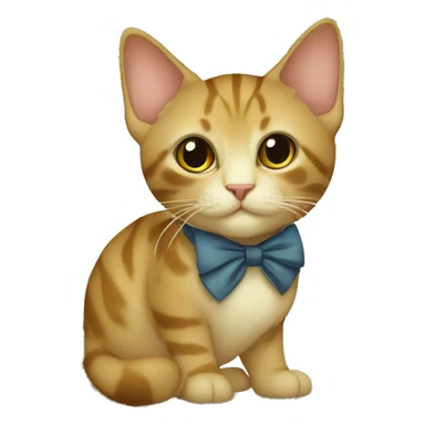 style dans un cadre art-nouveau complet qui fait le tour d'un chat mignon tour du chatrès travaillé sticker