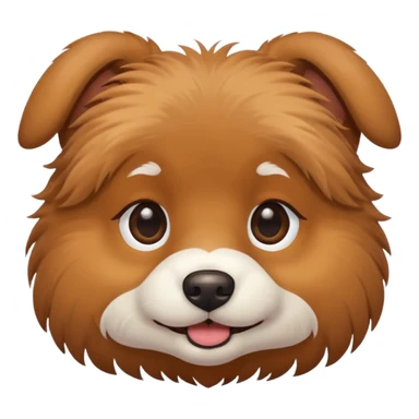 Dog with eyelashes  sticker