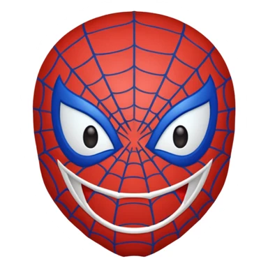 Spiderman emoji sticker