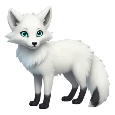 Arctic-Fox-Umbreon-hybrid full body sticker