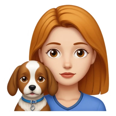 Julia żugaj and dog sticker