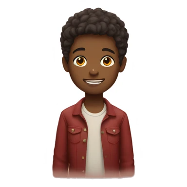 A boy with full of love sticker