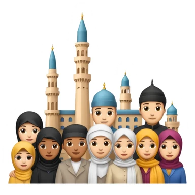iOS emoji representing Hamtramck incorporating diversity and recognizable city feature sticker