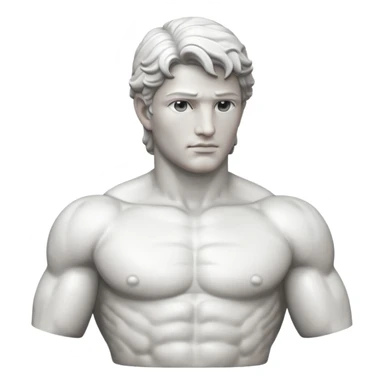 David stand statue sticker