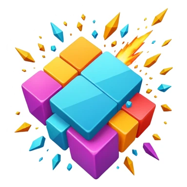 Block blast sticker